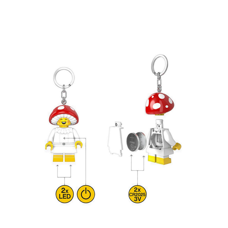 LEGO® Minifigures™ Keychain Hang Tag Light Mushroom Sprite - KE240H