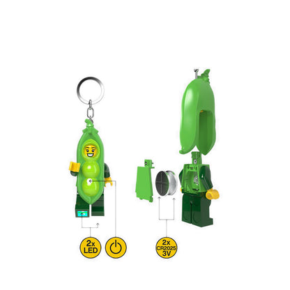LEGO® Minifigures™ Keychain Hang Tag Light Peapod Costume Girl - KE241H