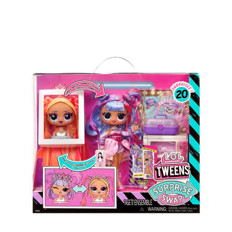 LOL Tween Swap Buns2 Braids Bailey - LLT591757