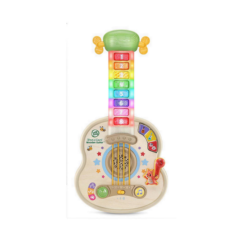 LEAPFROG 26 STRUM AND COUNT WOODEN GUITAR - LPF80-620800