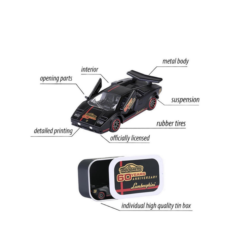 Majorette Lamborghini Countach Lp400 Deluxe - MAJ1200237800AN
