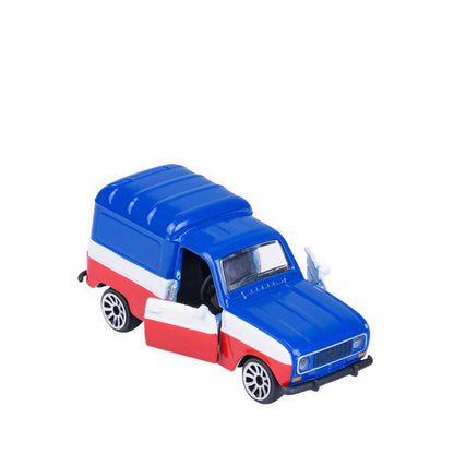 MAJORETTE RENAULT 4L BLEU ET FRANCE RENDU