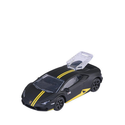 MAJORETTE PREMIUM LAMBORGHINI HURACAN WITH YELLOW STRIPES