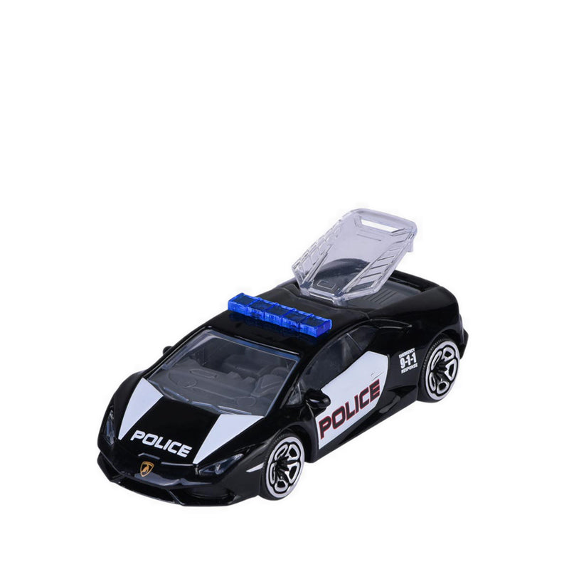 MAJORETTE RESCUE WORLD LAMBORGHINI HURACAN SOS POLICE