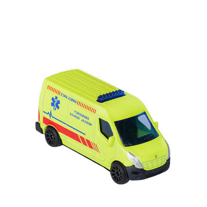 MAJORETTE STREET CARS RENAULT MASTER SOS AMBULANCE RIDE NOW