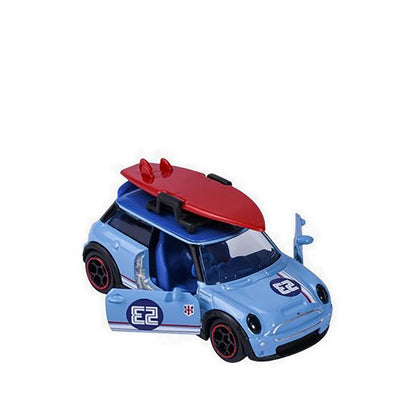 MAJORETTE 2002 MINI COOPER S DELUXE W SURFBOARD