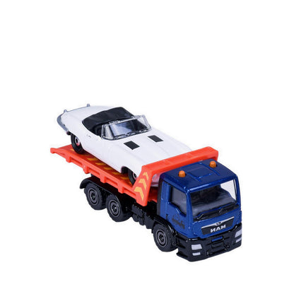 MAJORETTE CITY TRAILER TOW TRUCK WITH JAGUAR