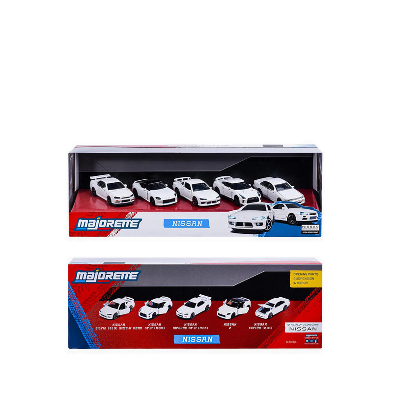 MAJORETTE NISSAN 5 PIECES GIFTPACK