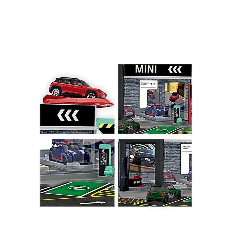 MAJORETTE MINI SHOWROOM SET + VEHICLE