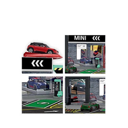 MAJORETTE MINI SHOWROOM SET + VEHICLE