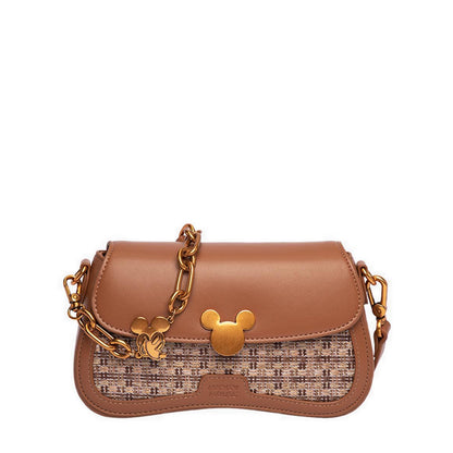 MESUCA DISNEY  SHOULDER BAG BROWN 2 - MC5195A1