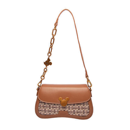 MESUCA DISNEY  SHOULDER BAG BROWN 2 - MC5195A1