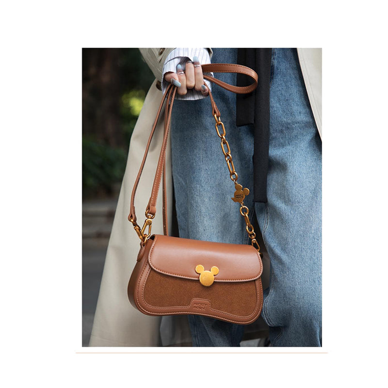 MESUCA DISNEY  SHOULDER BAG BROWN 4 - MC522195B