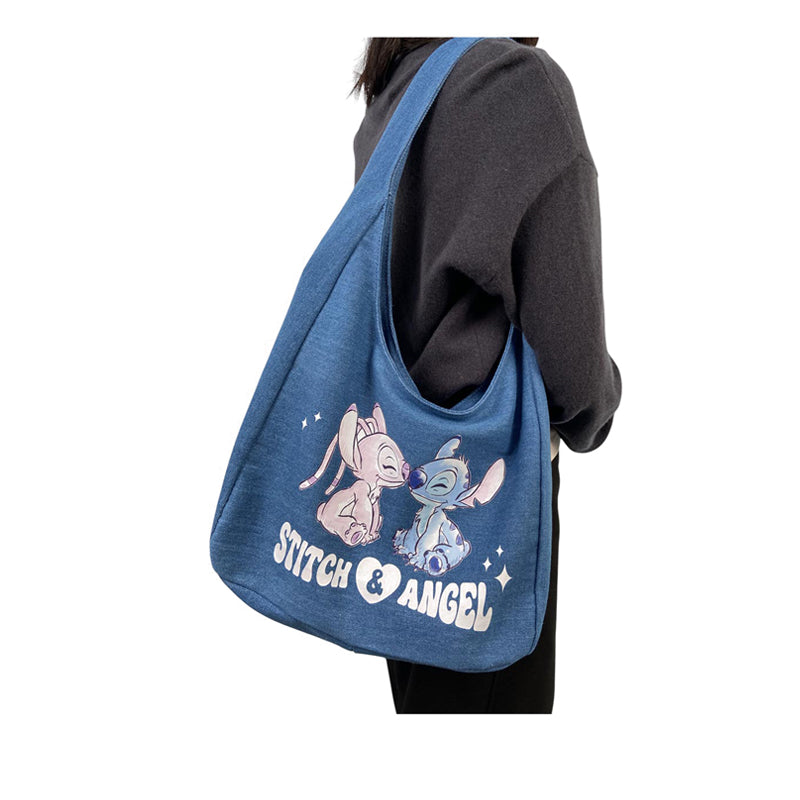Mesuca Shoulder Bag Stitch Denim  - MC5DHF41544-ST
