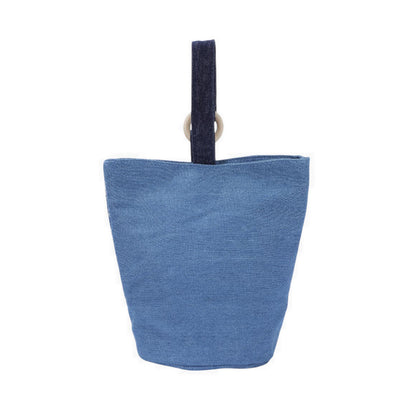 Mesuca Shoulder Mini Bag Stitch Denim 2 - MC5DHF41545-ST