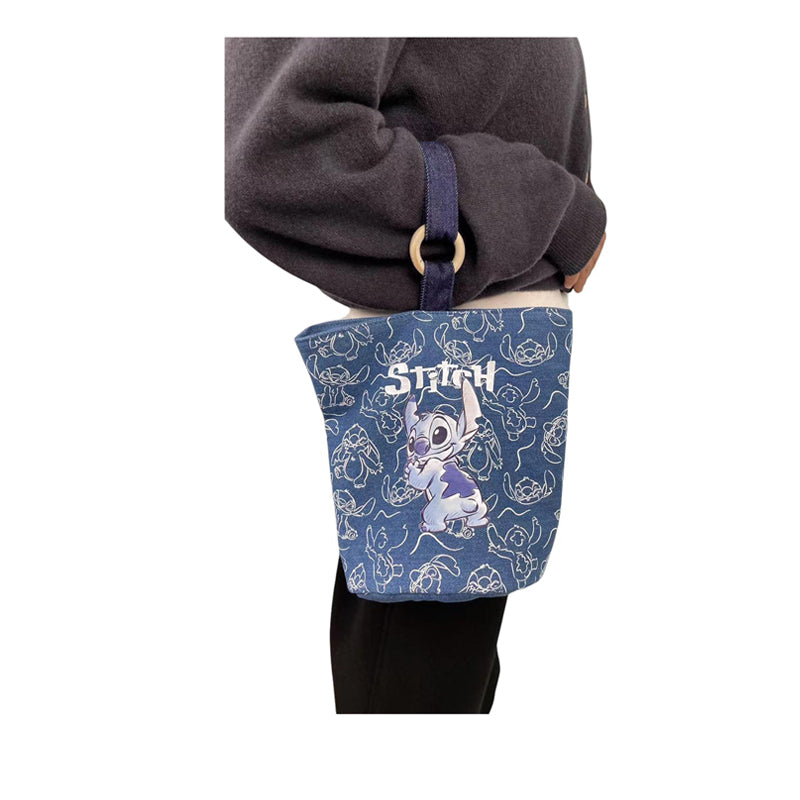 Mesuca Shoulder Mini Bag Stitch Denim 2 - MC5DHF41545-ST