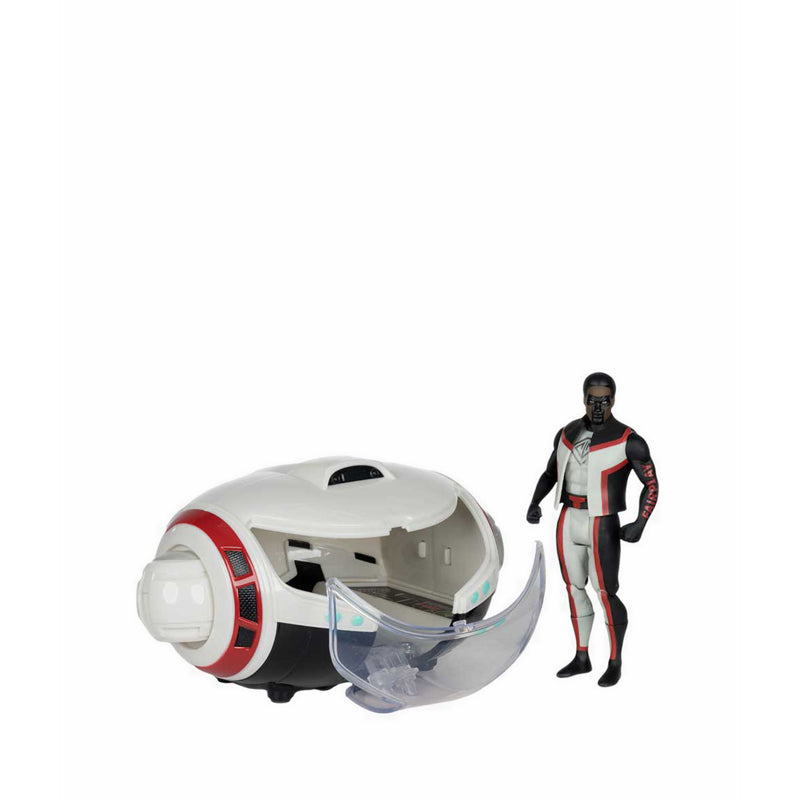 McFarlane DC Direct - Super Powers Vehicles - Wv5 - T-Craft With Mr. Terrific Figure Bundle Superman Movie - MFL17492-INT