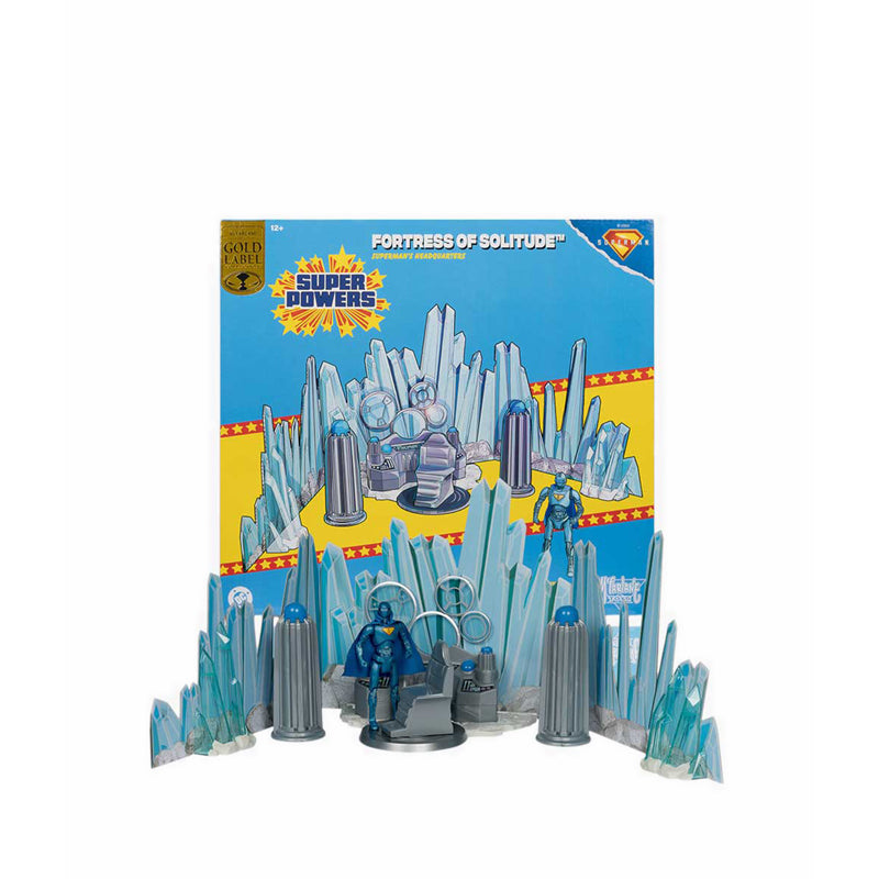 McFarlane DC Direct - Super Powers Playset - Fortress Of Solitude With Superman Robot #4 Figure Gold Label - MFL17527-INT