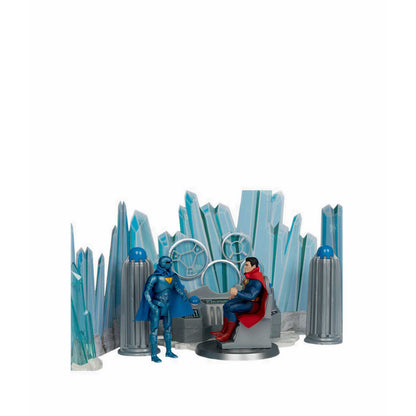 McFarlane DC Direct - Super Powers Playset - Fortress Of Solitude With Superman Robot #4 Figure Gold Label - MFL17527-INT