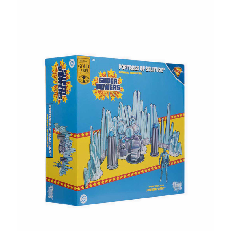 McFarlane DC Direct - Super Powers Playset - Fortress Of Solitude With Superman Robot #4 Figure Gold Label - MFL17527-INT
