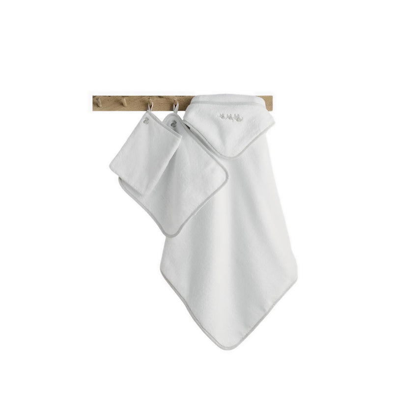 Mamas & Papas Baby Towelling Set (3 Pack) - Elephant - MPS5601CG500