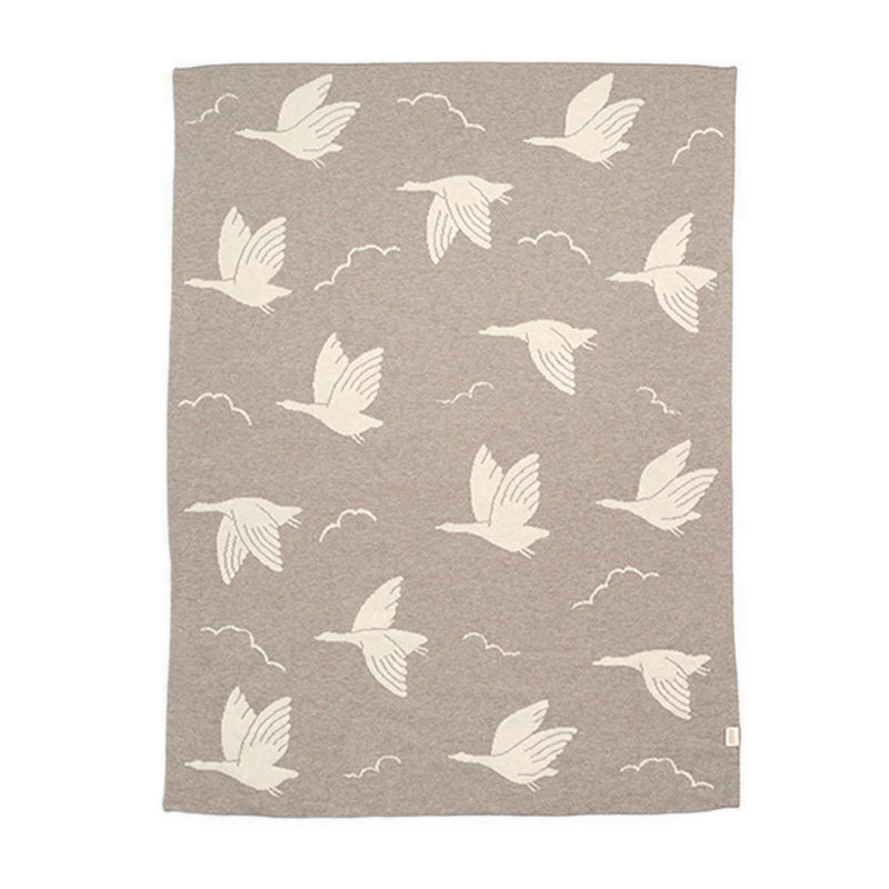 Mamas & Papas Knitted Blanket Duckling - Mocha - MPS7883OE500
