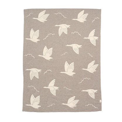 Mamas & Papas Knitted Blanket Duckling - Mocha - MPS7883OE500