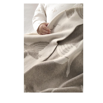 Mamas & Papas Knitted Blanket Duckling - Mocha - MPS7883OE500