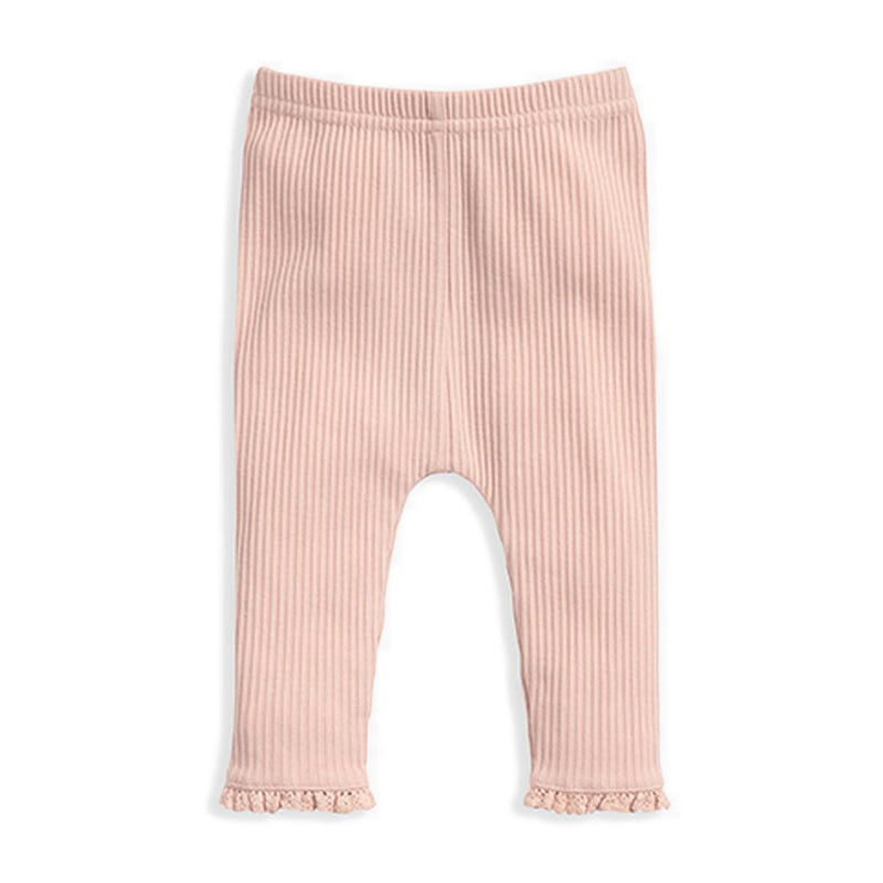 Mamas & Papas Pink Rib Legging - MPSS05CB9W