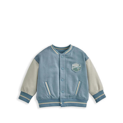 Mamas & Papas Baseball Jacket - Blue - MPSS07FH4X