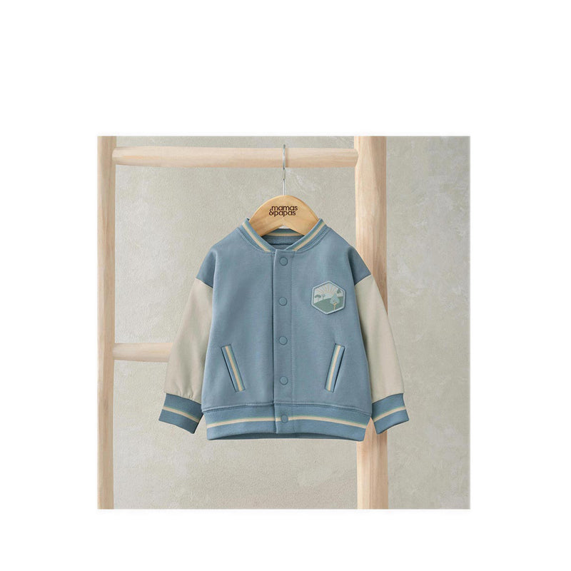 Mamas & Papas Baseball Jacket - Blue - MPSS07FH4X