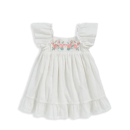 Mamas & Papas Embroidered Flower Dress - MPSS16ND2H