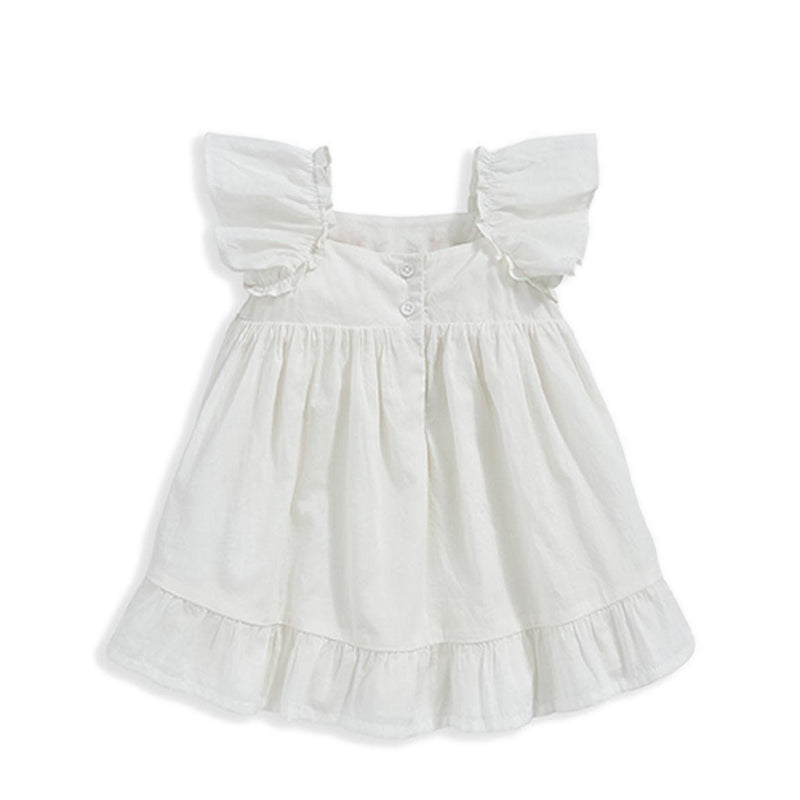 Mamas & Papas Embroidered Flower Dress - MPSS16ND2H
