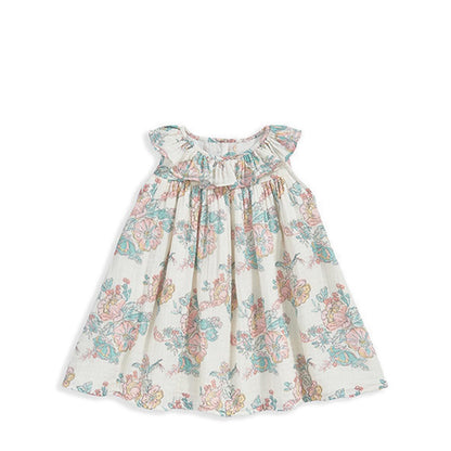 Mamas & Papas Rose Scallop Collar Dress - MPSS16ND2I