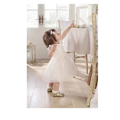 Mamas & Papas Organza Flower Dress - White - MPSS16ND4F