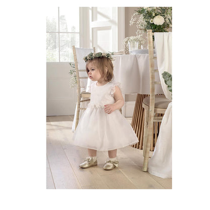 Mamas & Papas Organza Flower Dress - White - MPSS16ND4F