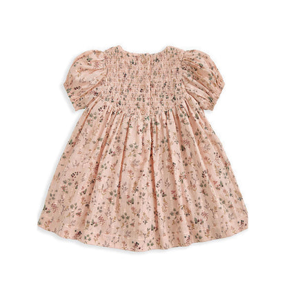 Mamas & Papas Ditsy Floral Dress with Smocked Yoke - Pink - MPSS16NK8I