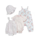 Mamas & Papas Newborn Outfit Set (4 Piece) - Floral - MPSS18VF1F