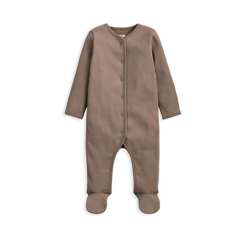 Mamas & Papas Bear Print All In Ones Bodysuit & Hat Set - MPSS18VK3Z