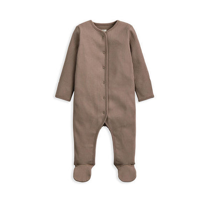 Mamas & Papas Bear Print All In Ones Bodysuit & Hat Set - MPSS18VK3Z
