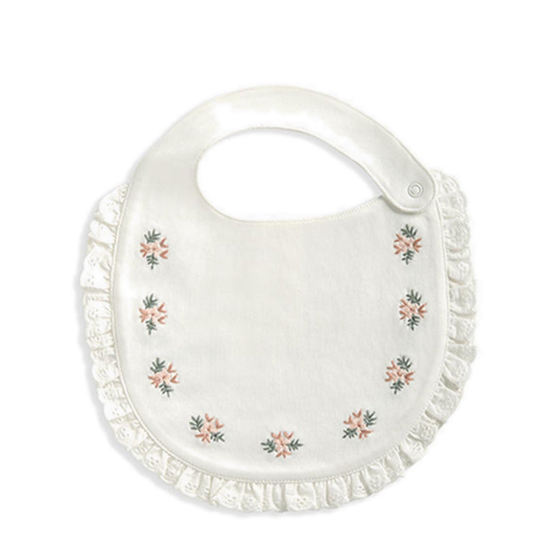 Mamas & Papas Scallop EMB Bib - MPSS41GG5R