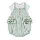 Mamas & Papas 2pc Hibiscus B/suit & Shortie Romper - MPSS42LD2G