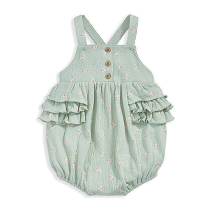 Mamas & Papas 2pc Hibiscus B/suit & Shortie Romper - MPSS42LD2G
