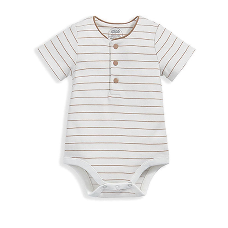Mamas & Papas 2pc Stripe B/Suit & Short - MPSS42LE1W