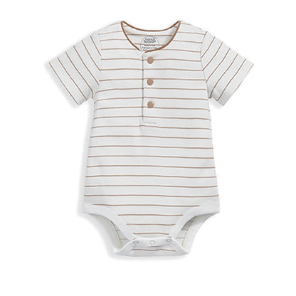Mamas & Papas 2pc Stripe B/Suit & Short - MPSS42LE1W