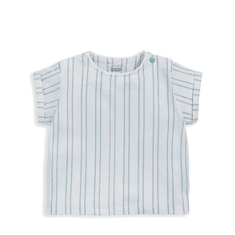 Mamas & Papas 2pc Stripe T-Shirt & Short - MPSS42LE1X