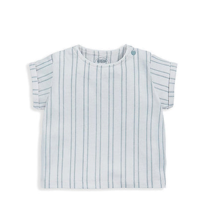 Mamas & Papas 2pc Stripe T-Shirt & Short - MPSS42LE1X