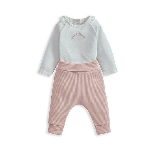 Mamas & Papas Little Sister Bodysuit & Leggings Set - MPSS42LJ4L