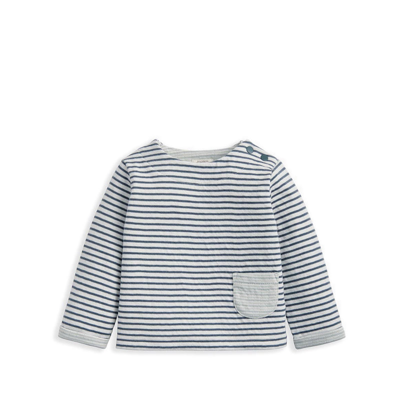 Mamas & Papas Striped Top & Rib Leggings Set (2 Pieces) - MPSS42LK4M
