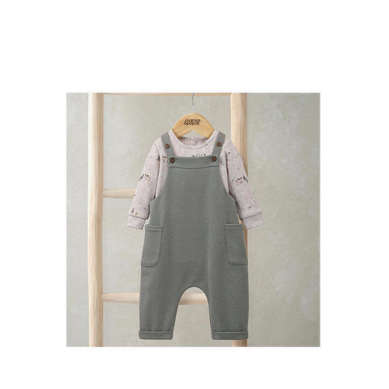 Mamas & Papas Lost in the Forest - Overalls Set 2-3y - MPSS42LK6W